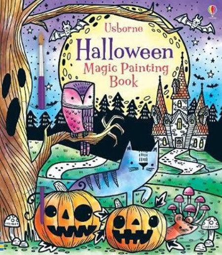 Halloween: Magic Painting Book - Fiona Watt, Brendan Kearney (ilustrácie), Usborne, 2019