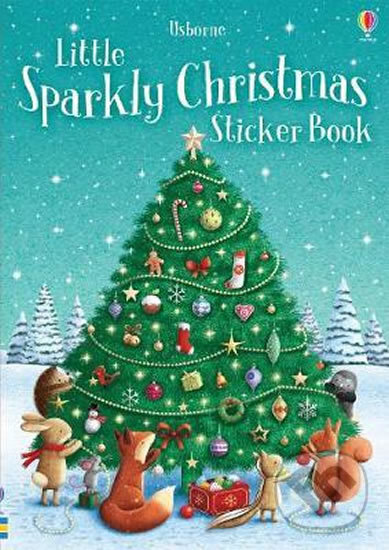 Little Sparkly Christmas Sticker Book - Fiona Patchettová, Usborne, 2019