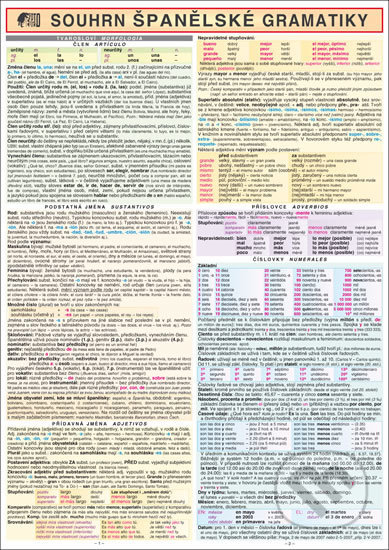 Souhrn španělské gramatiky A4 - Radek Eichl, Zdenka Hamplová - kniha z kategorie Vysoké školy