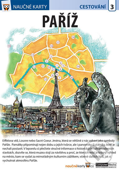 Naučné karty: Paříž - kniha z kategorie Naučné knihy