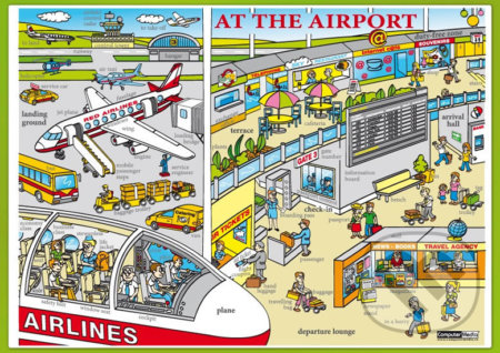 Naučné karty: At the Airport / Na letišti, Computer Media, 2012