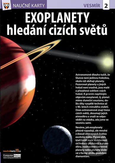 Naučné karty: Exoplanety, Computer Media, 2016