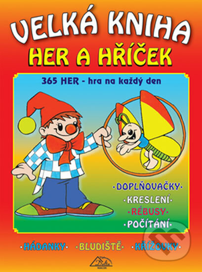 Velká kniha her a hříček - Luděk Schneider, Delta, 2007
