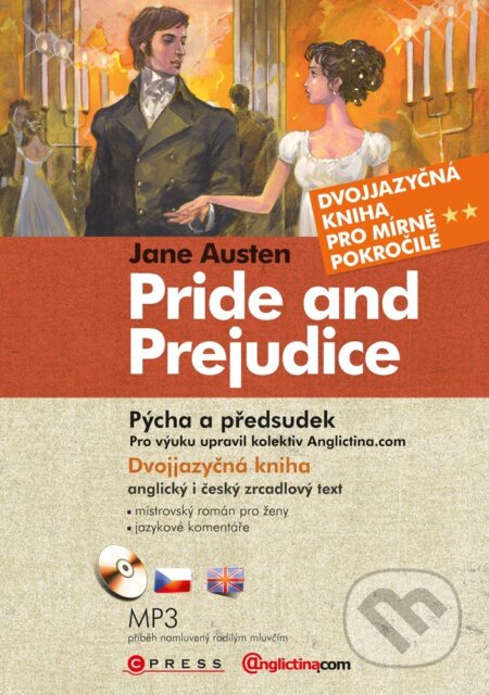 E-kniha: Pýcha a předsudek / Pride and Prejudice (Jane Austen)