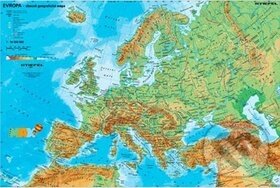 Evropa - politická mapa A3, Ditipo a.s., 2018