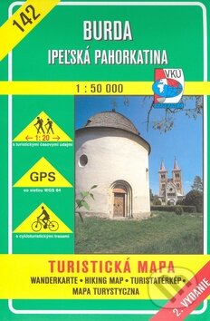 Burda - Ipeľská pahorkatina - turistická mapa č. 142