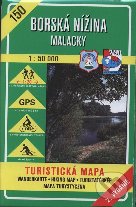 Borská nížina - Malacky - turistická mapa č. 150 - Kolektív autorov, VKÚ Harmanec, 2001