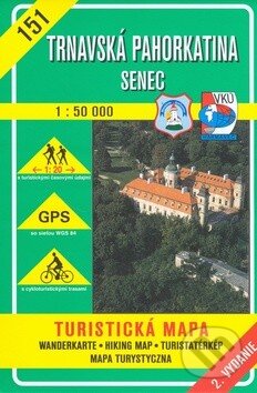 Trnavská pahorkatina - Senec - turistická mapa č. 151 - Kolektív autorov, VKÚ Harmanec, 2001