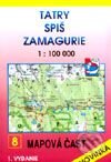 Tatry, Spiš, Zamagurie - mapa turistických zaujímavostí č. 8 - Kolektív autorov, VKÚ Harmanec, 2001