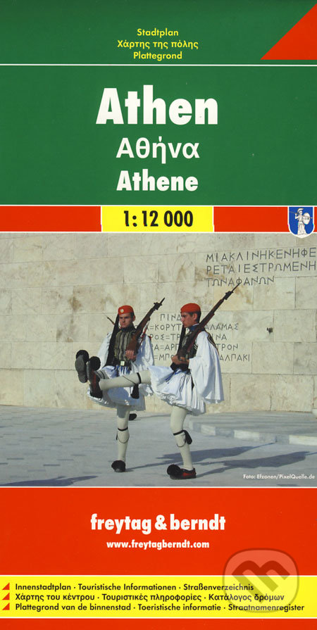 Athen 1:12 000, freytag&berndt, 2013
