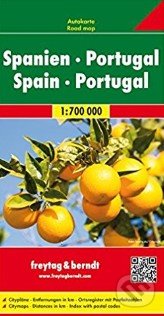 Spanien, Portugal 1:700 000, freytag&berndt, 2017