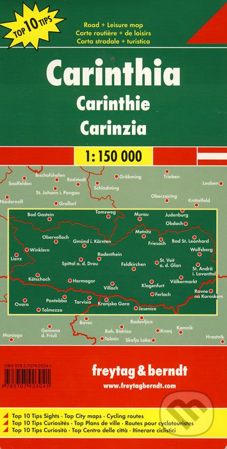 Carinthia 1:150 000, freytag&berndt