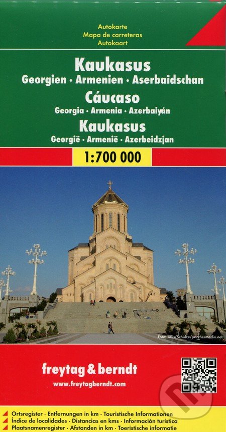 Caucasus 1:700 000, freytag&berndt, 2014