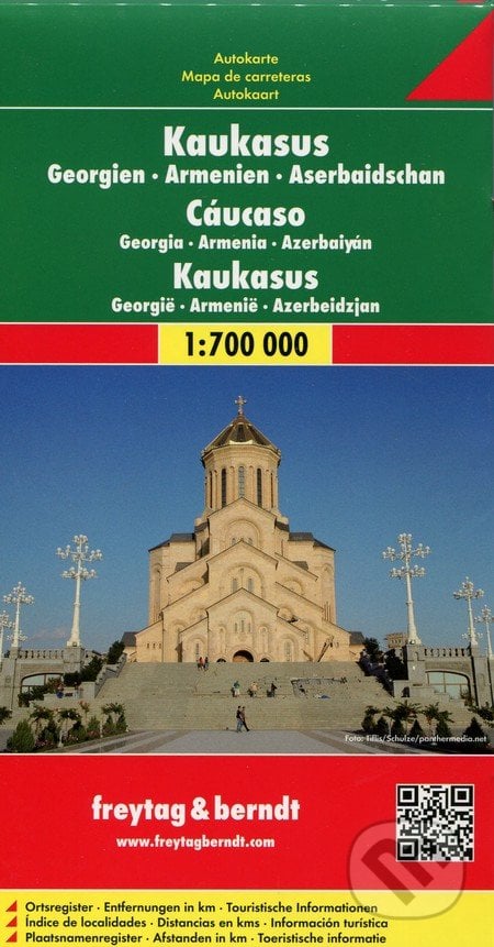 Caucasus 1:700 000, freytag&berndt, 2014