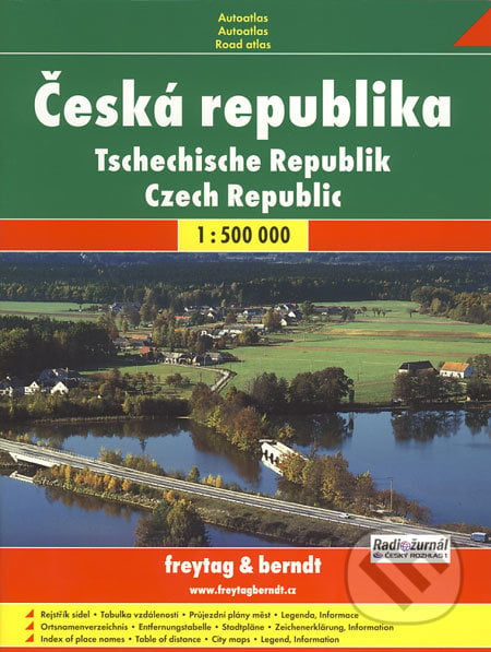 Česká republika 1:500 000, freytag&berndt, 2010