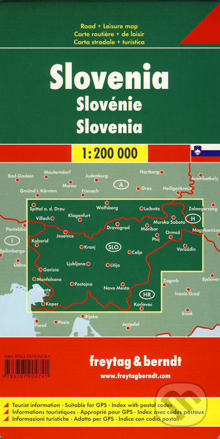 Slovinsko 1:200 000, freytag&berndt