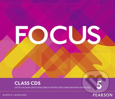 Focus 5 - Class CDs, Pearson, 2017