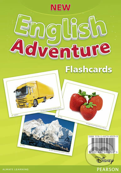 New English Adventure 1 - Flashcards, Pearson, 2015