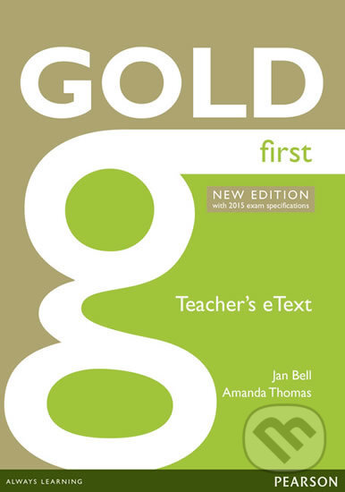Gold First 2015 - eText Teacher CD-ROM - Jan Bell, Pearson, 2014
