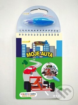 Moje auta: Kouzelné obrázky (Vybarvuj vodou znovu a znovu) - kniha z kategorie Kreslení
