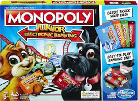Monopoly Junior: Elektronické bankovnictví CZ - hra, Hasbro, 2019