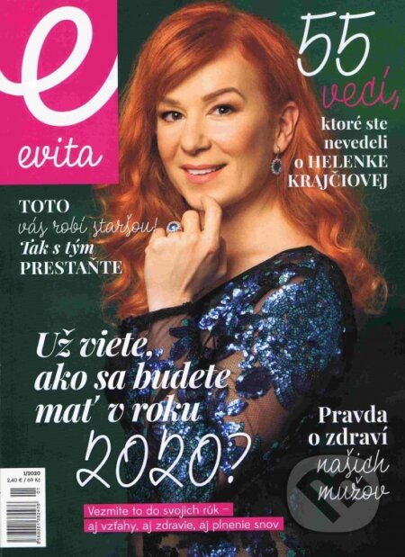 Evita magazín 01/2020, MAFRA Slovakia, 2019