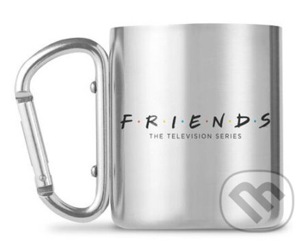 Kovový hrnček s karabinou Friends: Logo, Friends, 2019