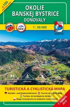 Okolie Banskej Bystrice Donovaly 1:50 000 (100 Turistická a cyklistická mapa)