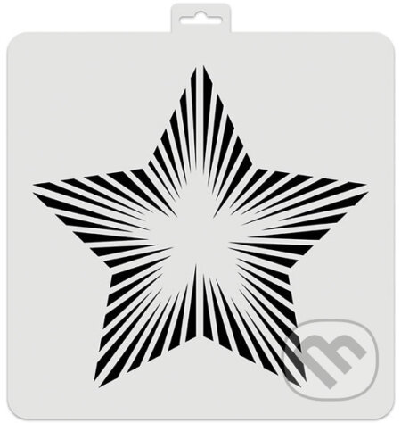 Vánoční šablona - Hvězda