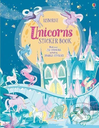Unicorns Sticker Book - Fiona Watt, Camilla Garafano (ilustrácie), Usborne, 2017
