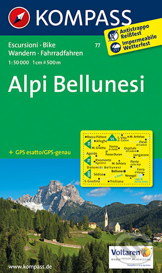 Alpi Bellunesi, Kompass, 2015