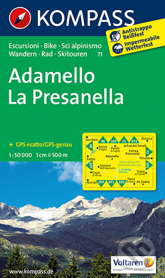 Adamello - La Presanella, Kompass, 2014