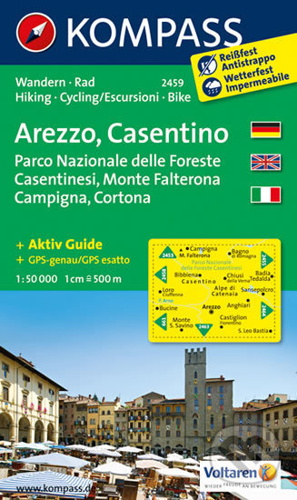 Arezzo, Casentino, Kompass, 2013