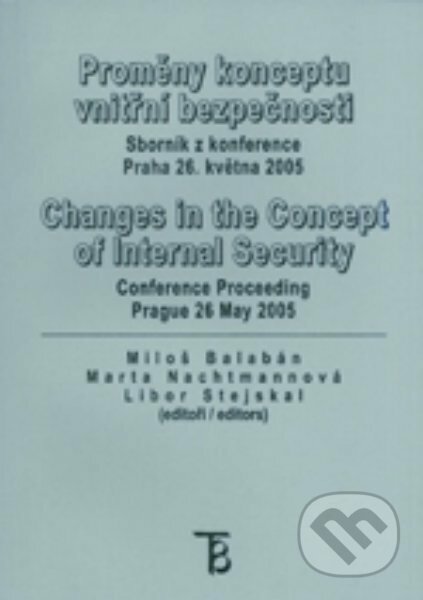 Proměny konceptu vnitřní bezpečnosti - Miloš Balabán, Karolinum, 2006