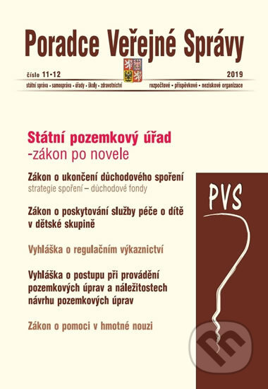 Poradce veřejné správy 11-12/2019, Poradce s.r.o., 2019