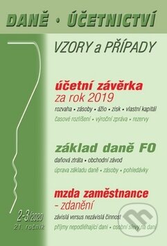 Daně Účetnictví: Vzory a případy 2-3/2020 - Vladimír Hruška, Eva Sedláková, Martin Děrgel, Poradce s.r.o., 2019