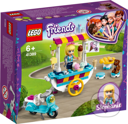 LEGO Friends 41389 Pojazdný zmrzlinársky stánok, LEGO, 2019
