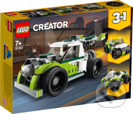 LEGO Creator - Auto s raketovým pohonom, LEGO, 2019