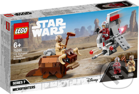 LEGO Star Wars TM - Mikrostíhačka T-16 Skyhopper™ vs. Bantha™, LEGO, 2020