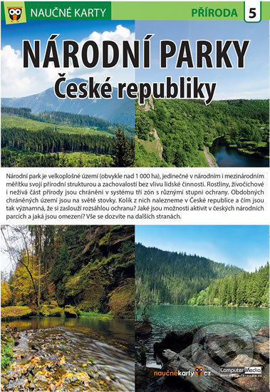 Naučné karty: Národní parky ČR, Computer Media, 2016