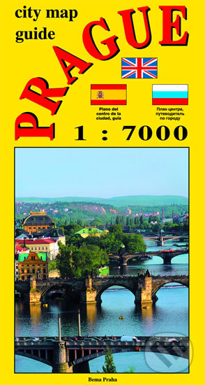 City map - guide PRAGUE 1:7 000 - Jiří Beneš, Bema Praha - Beneš Jiří, 2013