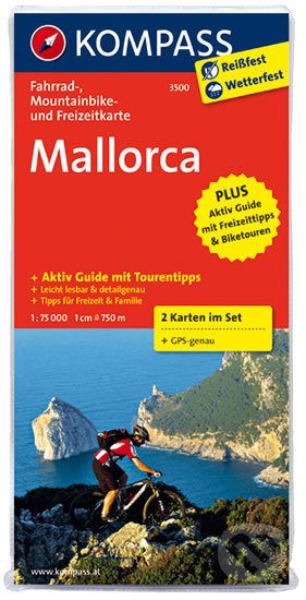 Mallorca 3500, 2 mapy / 1:75T KOM, Kompass, 2013
