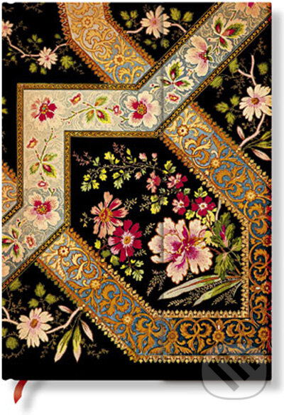 Paperblanks - Filigree Floral Ebony - GRANDE - čistý, Paperblanks
