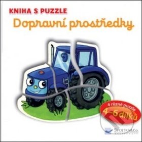 Kniha s puzzle: Dopravní prostředky - Vera Brüggemann, Svojtka&Co., 2020