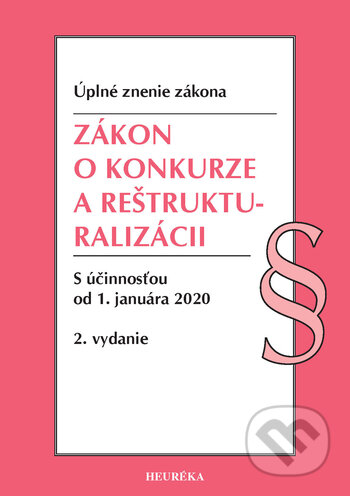 Kniha: Zákon o konkurze a reštrukturalizácii (Heuréka)