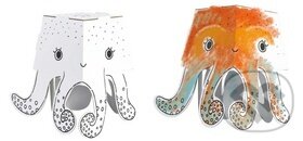 3D Chobotnice k vymalování