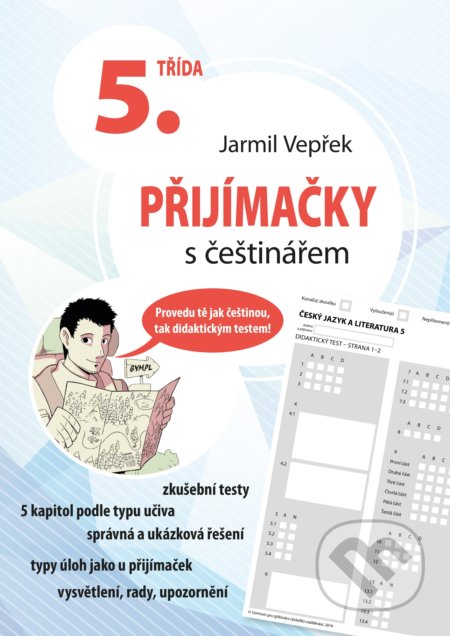 Přijímačky s češtinářem – 5. třída - Jarmil Vepřek, Edika, 2020
