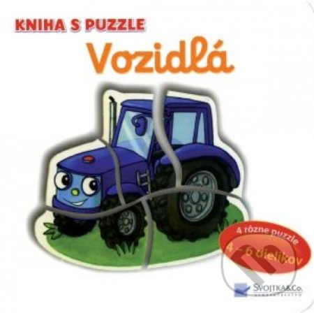 Kniha s puzzle: Vozidlá - Vera Bruggemann, Svojtka&Co., 2020