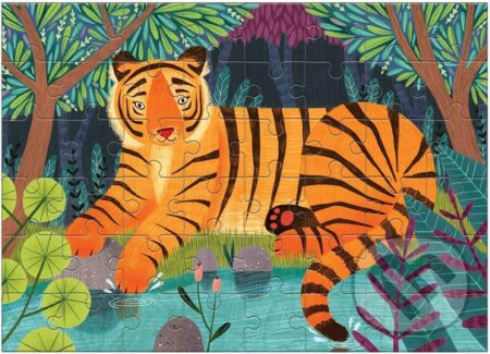 Puzzle mini: Bengálsky tiger, Mudpuppy, 2020