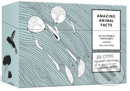 Amazing Animal Facts Postcards (50 Colorable Postcards)